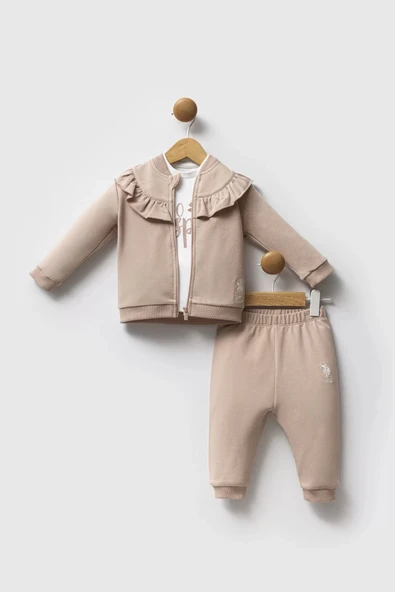 LitaeTrend U.s. Polo Assn 3'lü Takım Usb2723 Biscuit ürün görseli 1