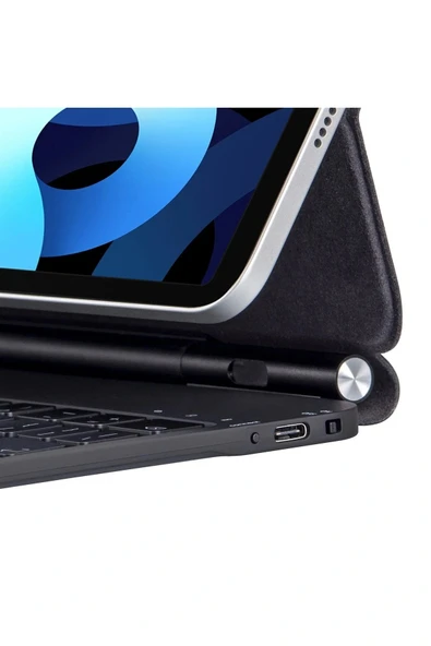LitaeTrend iPad Pro 12.9 (2022) Kılıf X9 Magic Manyetik Klavyeli Tablet Kılıfı - Siyah - Resim 6