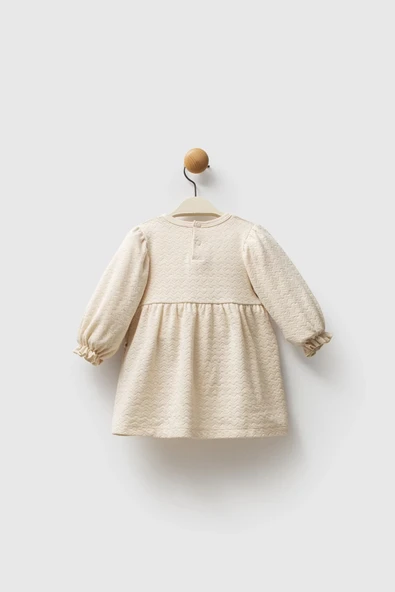 LitaeTrend Moi Noi Elbise Mnb8040 Bej - Resim 3