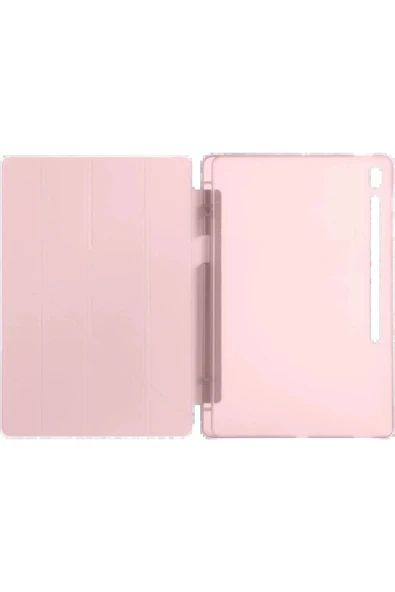 LitaeTrend iPad Pro 11 (2024) Kılıf Kalemlikli Hugo Tablet Kılıfı - Rose Gold - Resim 4