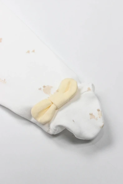 LitaeTrend Bistyle Patikli Alt Welcome Turk Duck 16107 Sarı-ekru - Resim 3