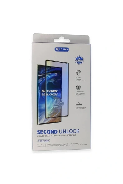 LitaeTrend Samsung Galaxy S24 Ultra Durable Full Glue Curved Cam ürün görseli 1