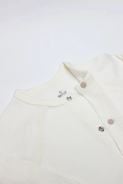 LitaeTrend Modal Flying Balloons Tulum Bs15114 Ekru - Resim 4