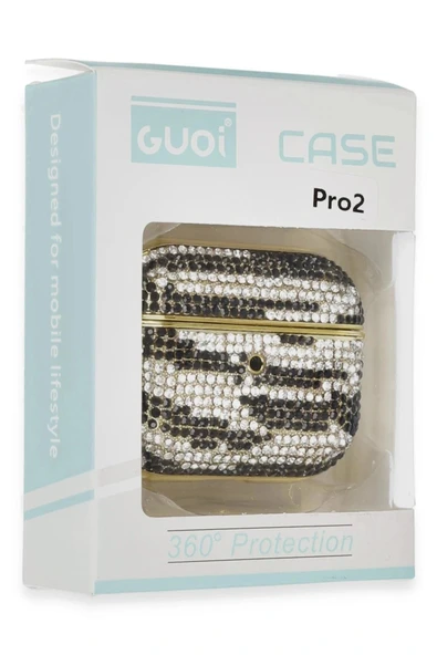 LitaeTrend Airpods Pro 2 (2.nesil) Klor Taşlı Kılıf - Desen 5 - Resim 4