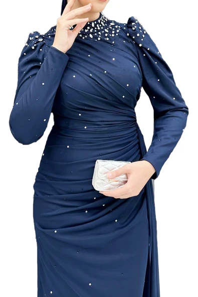 4847 HENNİN ABİYE ELBİSE - Resim 4