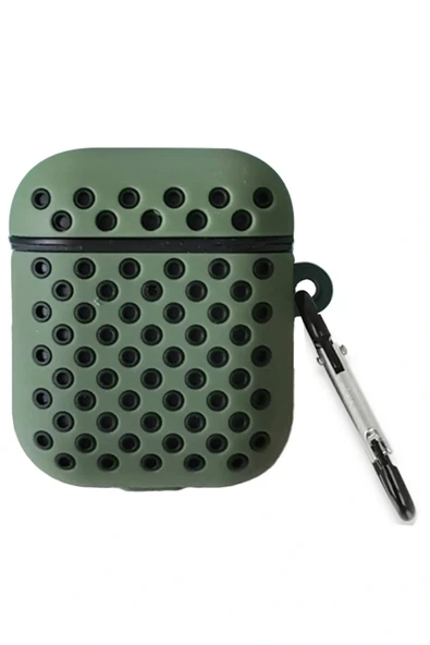 LitaeTrend Airpods 3 (3.nesil) Spor Delikli Kılıf - Haki Yeşil-Siyah ürün görseli 1