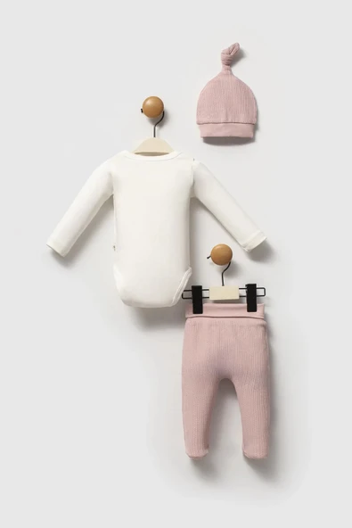 LitaeTrend Moi Noi Şapkalı Badi Pantolon Takım Mnb5345 Mürdüm ürün görseli