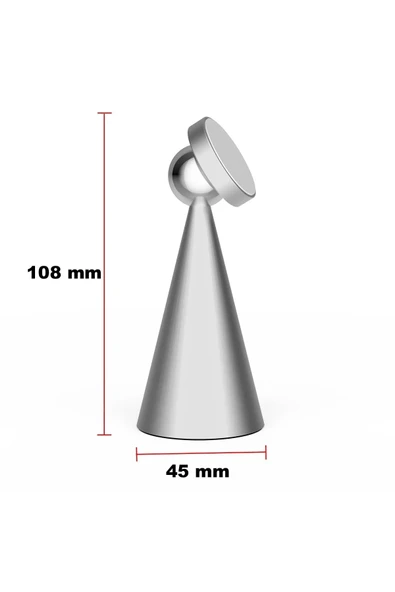 LitaeTrend WS01 Magnetli Holder - Gümüş - Resim 3