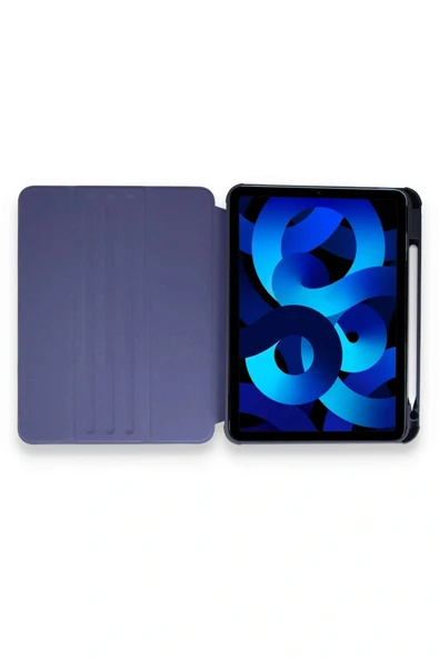 LitaeTrend iPad Pro 11 (2021) Kılıf Starling 360 Kalemlikli Tablet Kılıf - Lacivert - Resim 4
