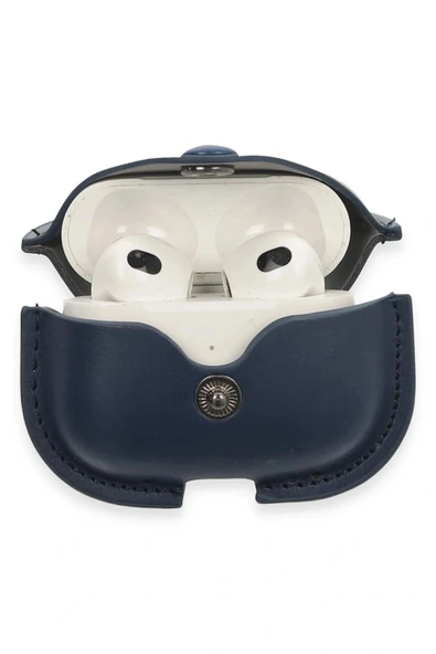 LitaeTrend Airpods 3 (3.nesil) Çanta Deri Kılıf - Lacivert - Resim 3