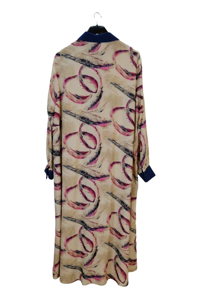 T1336 GİZEMLİ DESENLİ EMP.UZUN TUNİK - Resim 3