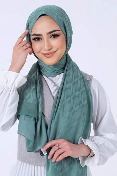 1249 HAREM ESİLA JAKAR EŞARP - Resim 8