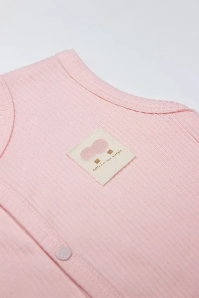 LitaeTrend Modal Flying Balloons Bebek Yelek Bs18110 Pembe - Resim 2