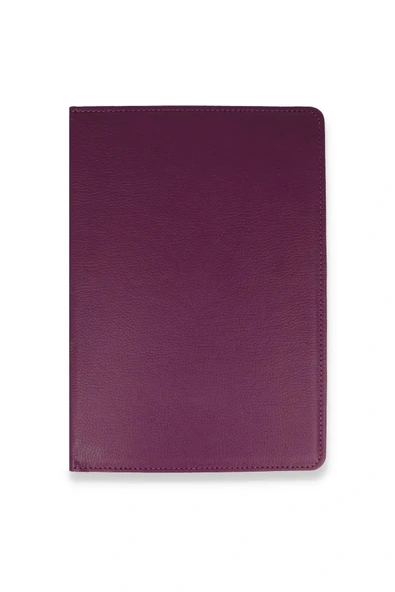 LitaeTrend iPad Mini 6 Kılıf 360 Tablet Deri Kılıf - Mürdüm - Resim 3