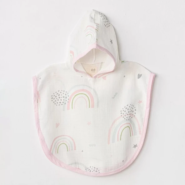 LitaeTrend Ac24666 Müslin Have A Nice Day Bebek Panço Pink White ürün görseli 1