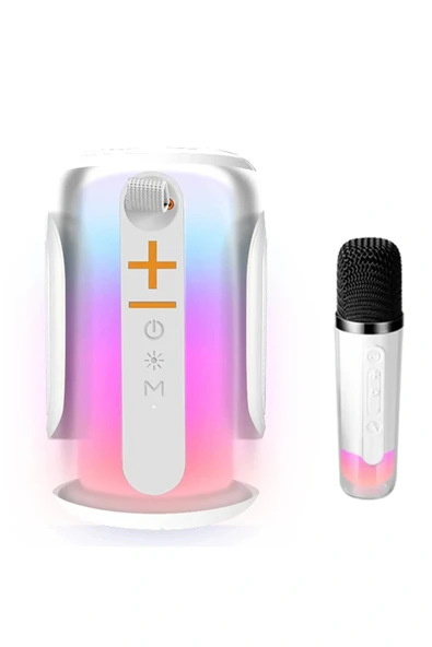 LitaeTrend Pluse 8 RGB Kablosuz Hoparlör - Beyaz - Resim 2