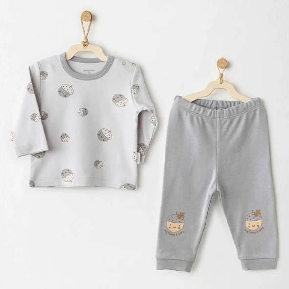 LitaeTrend Hello Autumn 2'li Takım Grey ürün görseli 1