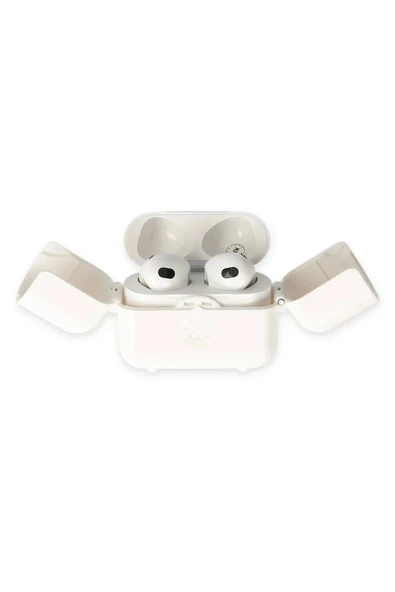 LitaeTrend Airpods 3 (3.nesil) Basmalı Kılıf - Beyaz - Resim 3
