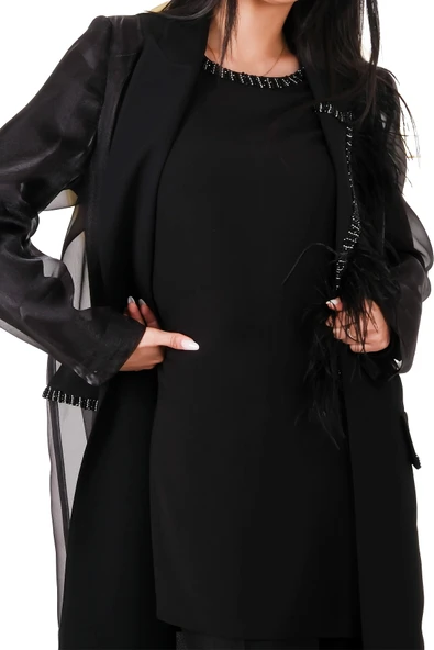 6816 LACRİMA TAKIM PANTOLONLU - Resim 5