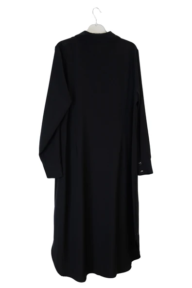 T1120 GİZEMLİ TUNİK CEP TOKALI YAKA DÜĞMELİ - Resim 3