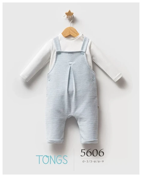 LitaeTrend Tongs Turk Classic Bear Salopet 5606 Mavi ürün görseli 1