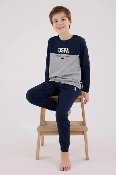 LitaeTrend U.s. Polo Assn Uzun Kol Pijama Takım Us2220-4 Lacivert ürün görseli 1