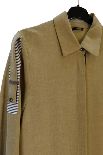 1350 GİZEMLİ ÇİZGİLİ GARN. UZUN TUNİK - Resim 7