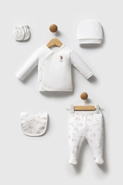 LitaeTrend U.s. Polo Assn Hastane Çıkışı 5’li Set Usb2705 Beyaz ürün görseli 1