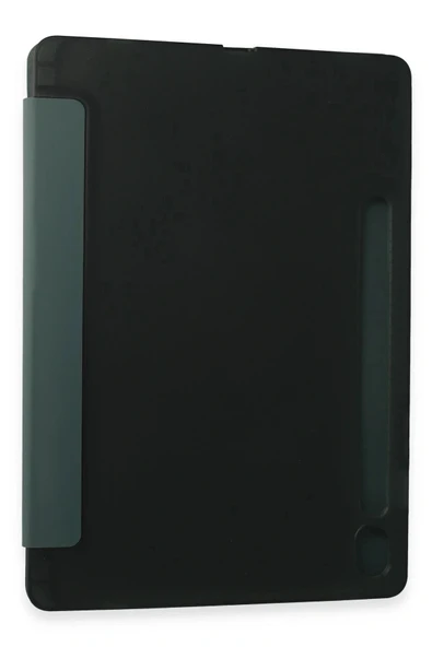 LitaeTrend Samsung Galaxy T870 Tab S7 11 Kılıf Kalemlikli Mars Tablet Kılıfı - Koyu Yeşil - Resim 2
