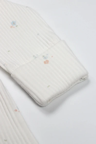 LitaeTrend Bloom White Tulum 15113 Ekru Gül Kurusu - Resim 5