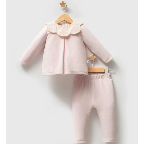 LitaeTrend Tongs Turk Etamine 2'li Takım 5681 Pembe ürün görseli 1