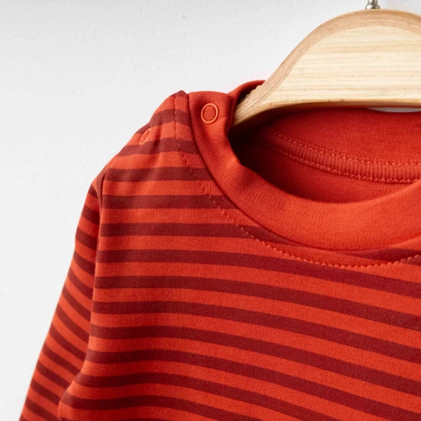 LitaeTrend Eslenza Turk Organik 2'li Takım 0054 Kiremit - Resim 2