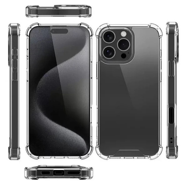 Gpack iPhone 16 Pro Max uyumlu Kılıf AntiShock Ultra Koruma - Resim 2