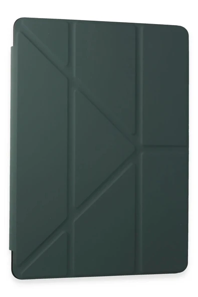 LitaeTrend Samsung Galaxy T870 Tab S7 11 Kılıf Kalemlikli Mars Tablet Kılıfı - Koyu Yeşil ürün görseli 1