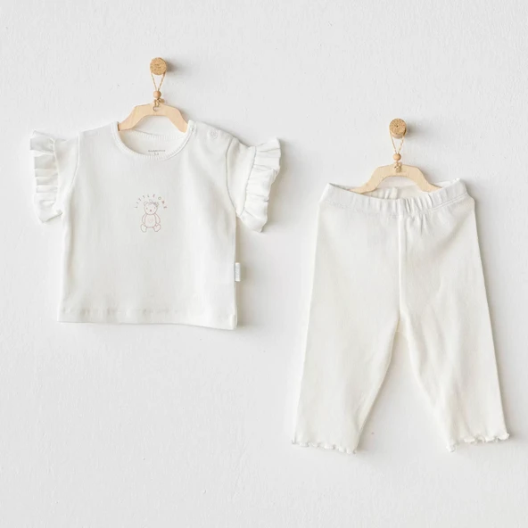 LitaeTrend Basic 2'li Takım Ekru ürün görseli 1