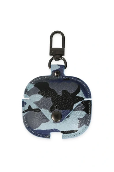 LitaeTrend Airpods Pro 2 (2.nesil) Çanta Kamuflaj Deri Kılıf - Mavi ürün görseli 1