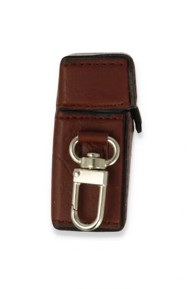 LitaeTrend Airpods 2 (2.nesil) Deri Kılıf - Bordo - Resim 3