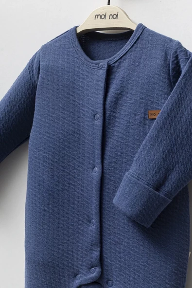 LitaeTrend Moi Noi Şapkalı Tulum Mnb1251 Navy Blue - Resim 2