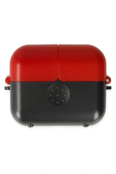 LitaeTrend Airpods 3 (3.nesil) Basmalı Kılıf - Siyah-Kırmızı ürün görseli 1