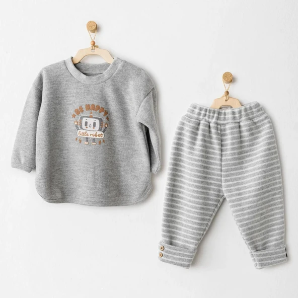 LitaeTrend Casual 2'li Takım Grey ürün görseli 1