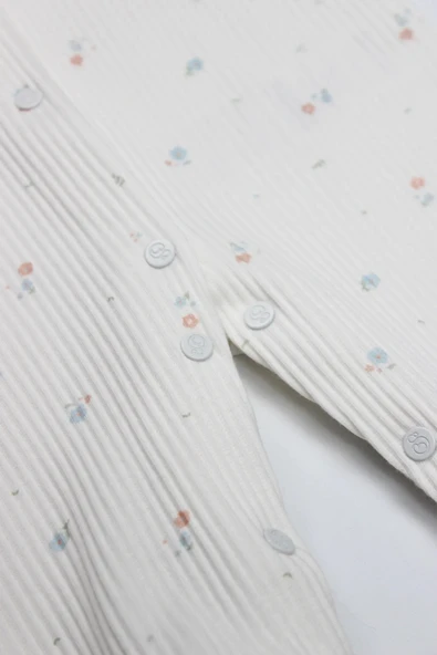 LitaeTrend Bloom White Tulum 15113 Ekru Gül Kurusu - Resim 4