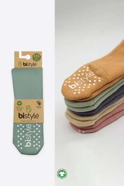 LitaeTrend Tekli Kaymaz Mix Havlu Külotlu Çorap 50501 Nil - Resim 6