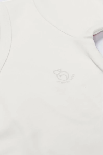 LitaeTrend Bistyle Organik Natural Basic Style Kruvaze Uzun Kol Body Bs17102 Ekru - Resim 3