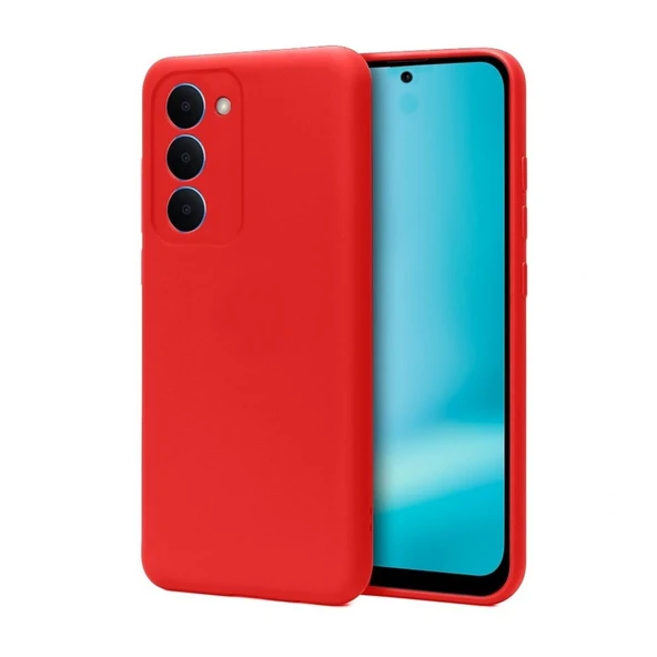 Gpack Xiaomi Redmi 15 uyumlu Kılıf First Mat Silikon Renkli Lüx Kamera Korumalı - Resim 3