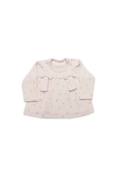 LitaeTrend Bistyle Grow İn Love 2'li Bebe Takım 14102 Pembe Ekru - Resim 2