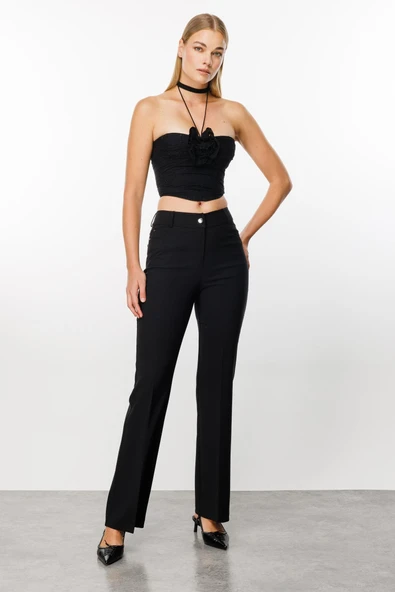 4517 MODAİLGİ BEŞ CEP İSPANYOL PAÇA PANTOLON - Resim 2