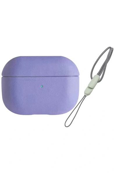 LitaeTrend Airpods Pro 2 (2.nesil) 405 Deri Kılıf - Lila ürün görseli 1