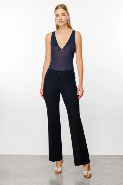 4517 MODAİLGİ BEŞ CEP İSPANYOL PAÇA PANTOLON - Resim 6