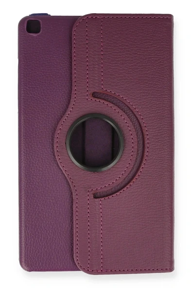 LitaeTrend Samsung Galaxy T290 Tab A 8 Kılıf 360 Tablet Deri Kılıf - Mürdüm - Resim 2