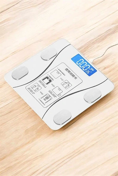 LitaeTrend TLT Baskül Dijital Elektronik TLT Vücut Analiz Wifi Akıllı Yağ Ölçer - Resim 5